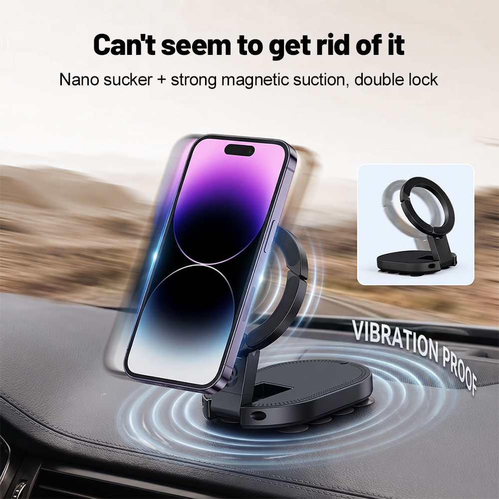 Drone Camera Stabilized - 360 ° Draaibare 3-in-1 zuignap magnetische