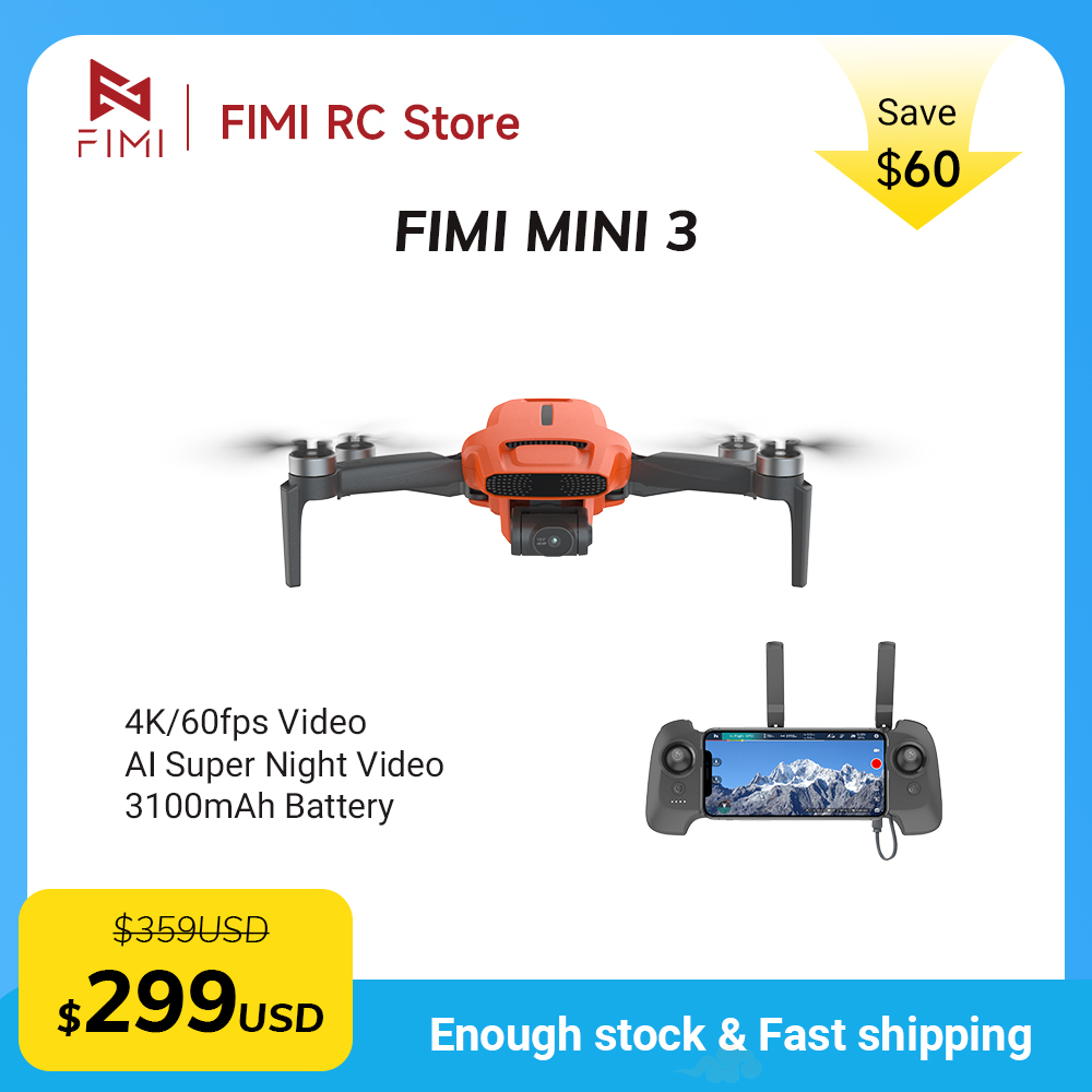 FIMI MINI 3 Camera Drone 4K 60 - Drone Camera 4K recensie en prijs